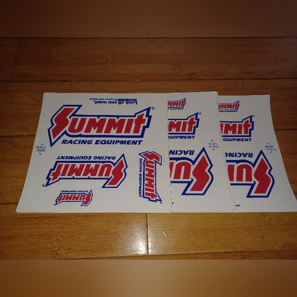 Vintage Summit Racing Equipment Sticker Set - Picture 2 of 7